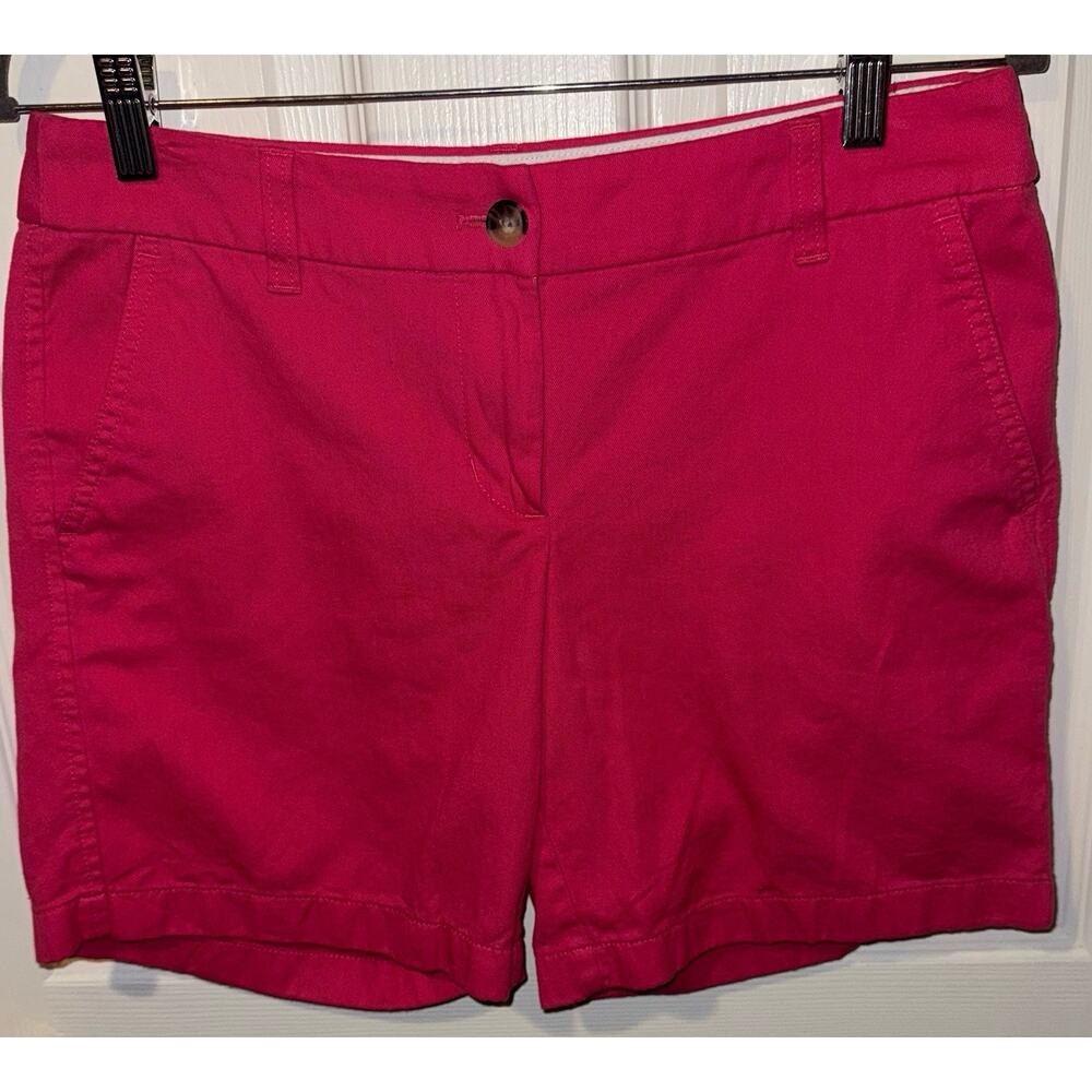 J Crew 7”Classic Chino Shorts in Radiant Fuchsia Size 4